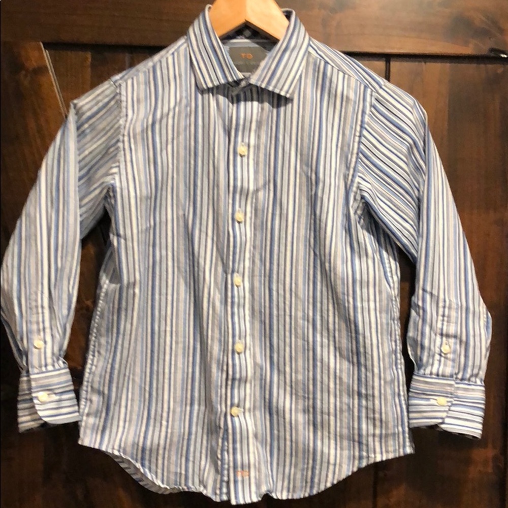 Boys TD Thomas Dean Dress shirt size 7 XL